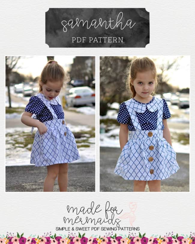 Girls Skirts With Straps Toddler Pinafore Dress Linen - Etsy
