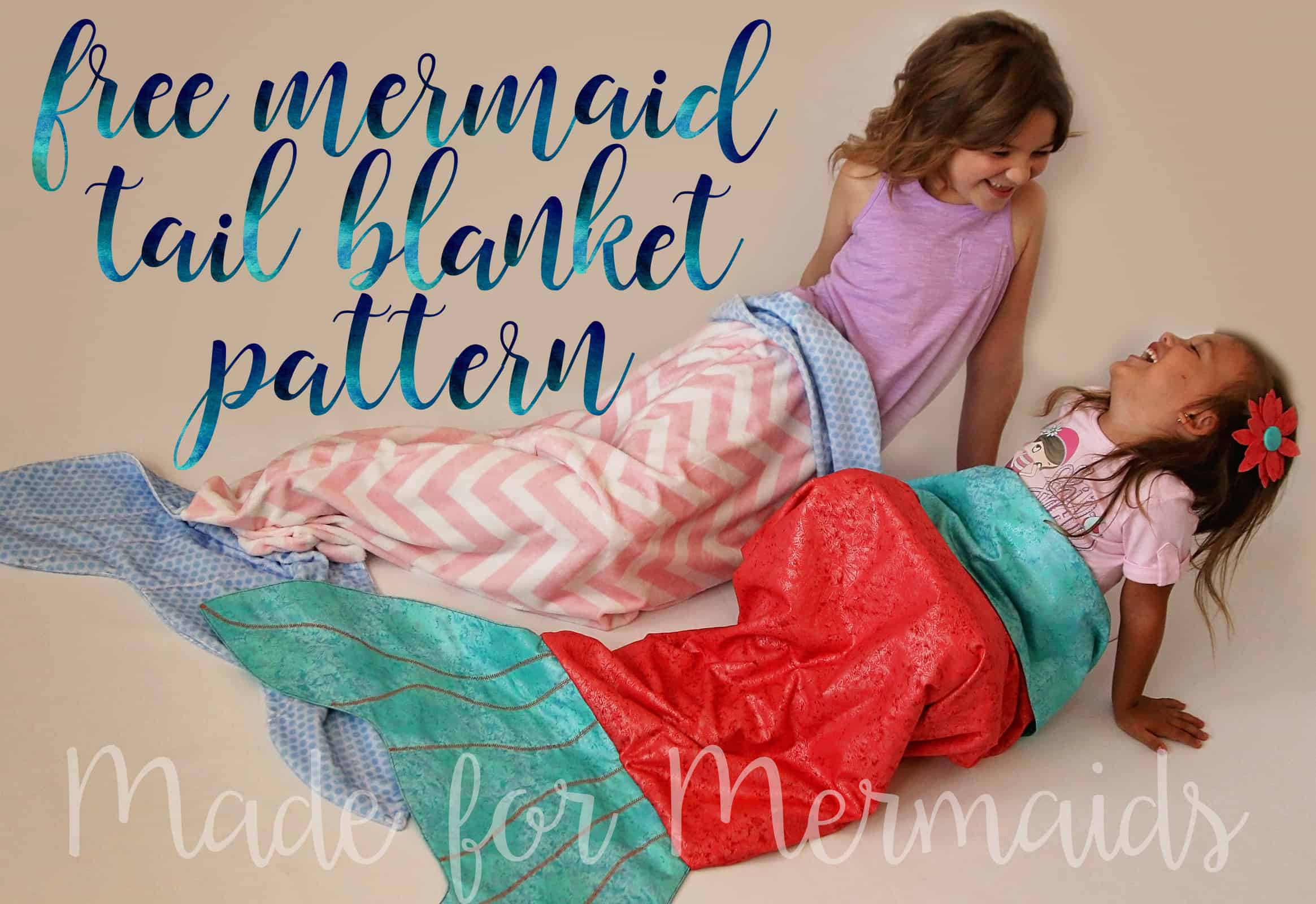 Free Pdf Pattern Mermaid Tail Blanket For Children And Dolly