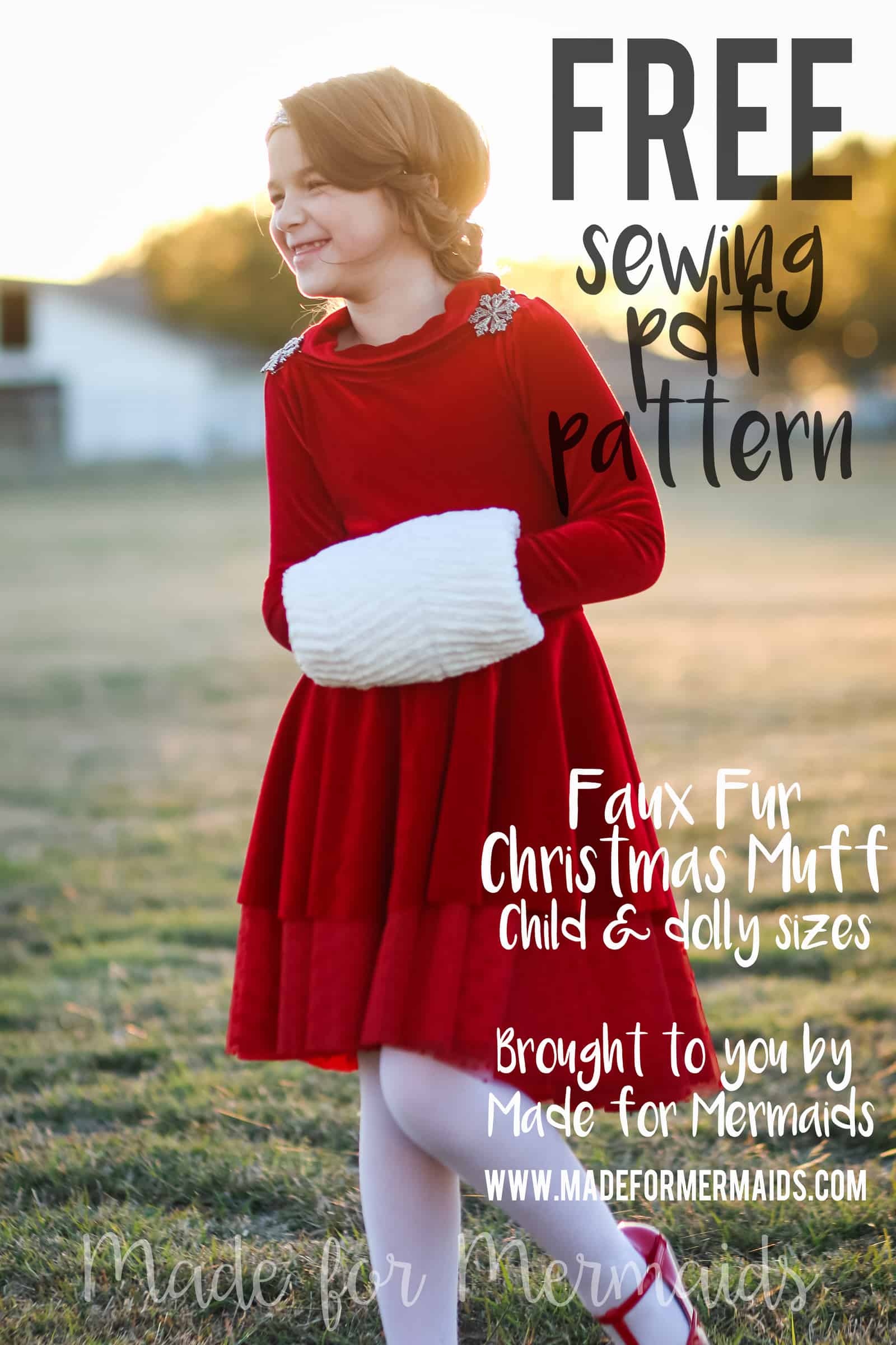 Christmas Muff for Girls & Dolly