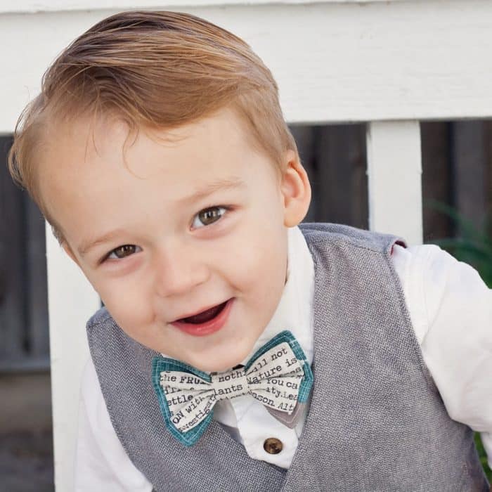 FREE PDF PATTERN- Layered Bow Tie for Baby, Kids & Adults