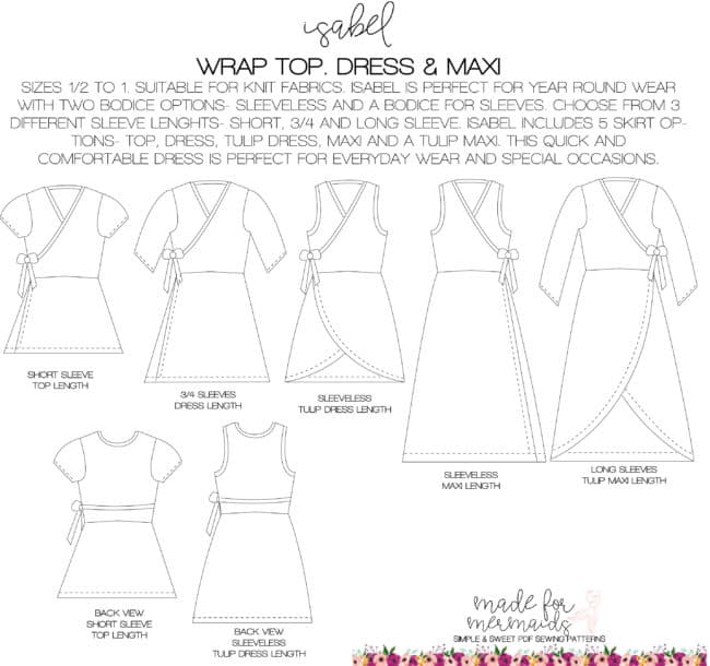 Youth Isabel Wrap Top, Dress \u0026 Maxi