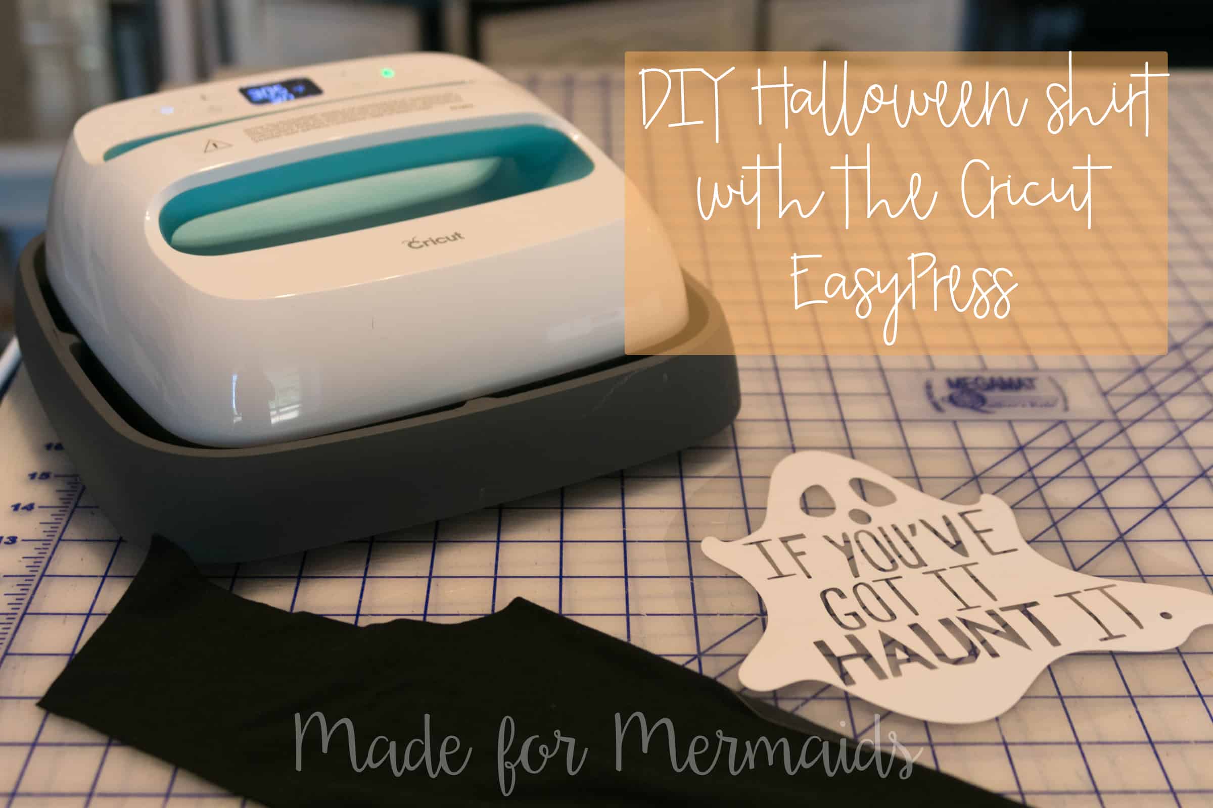 DIY Halloween Shirt with the Cricut EasyPress {plus review}