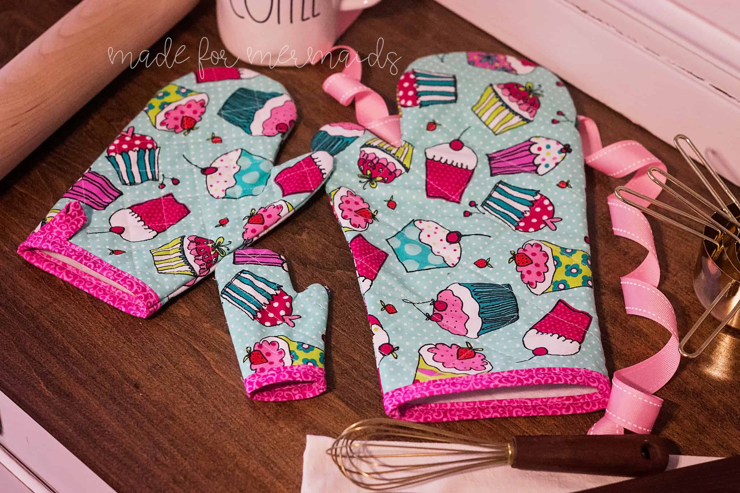 Oven Mitt Sewing Pattern, US sewing