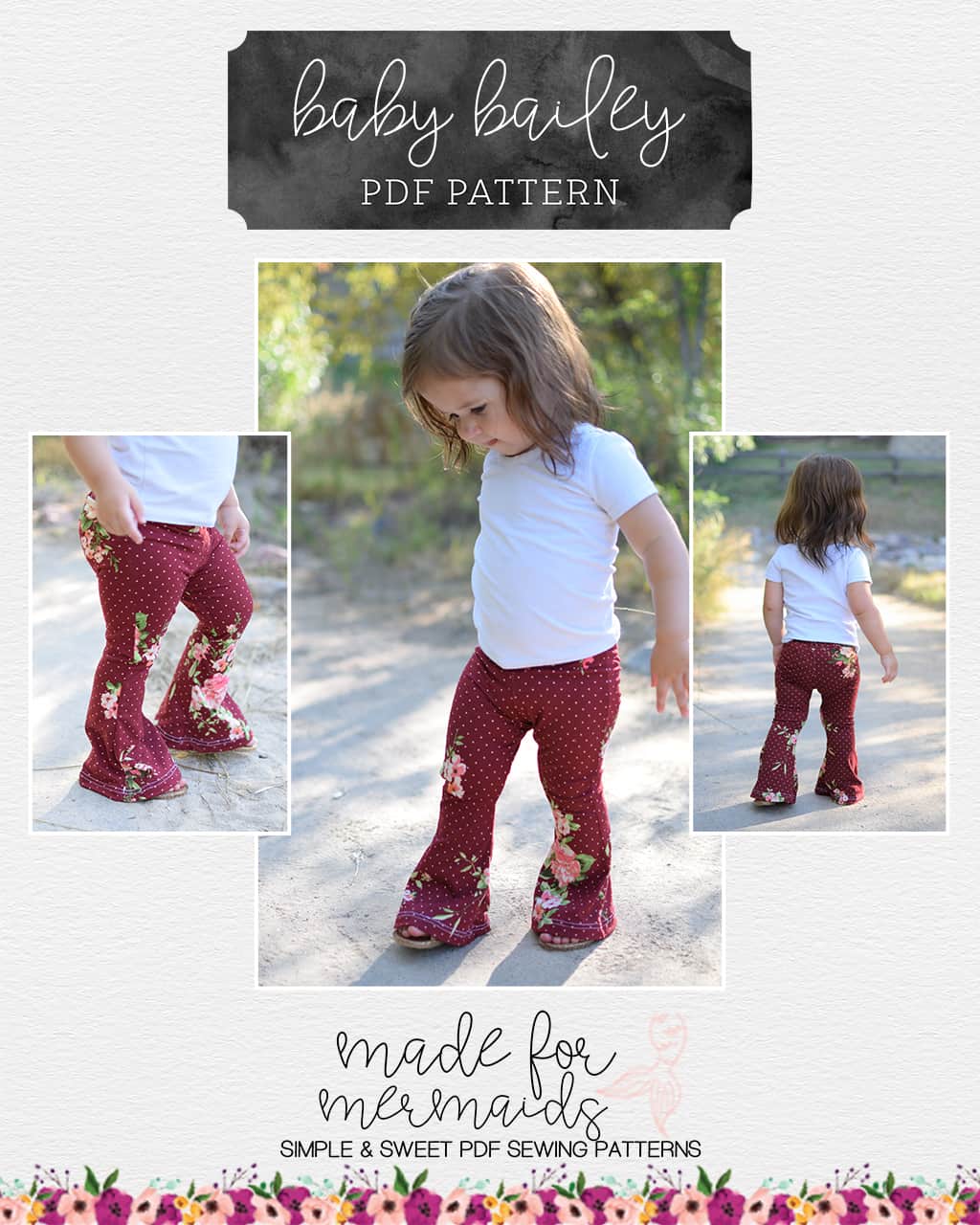 Baby Bailey Bell Bottoms Pattern