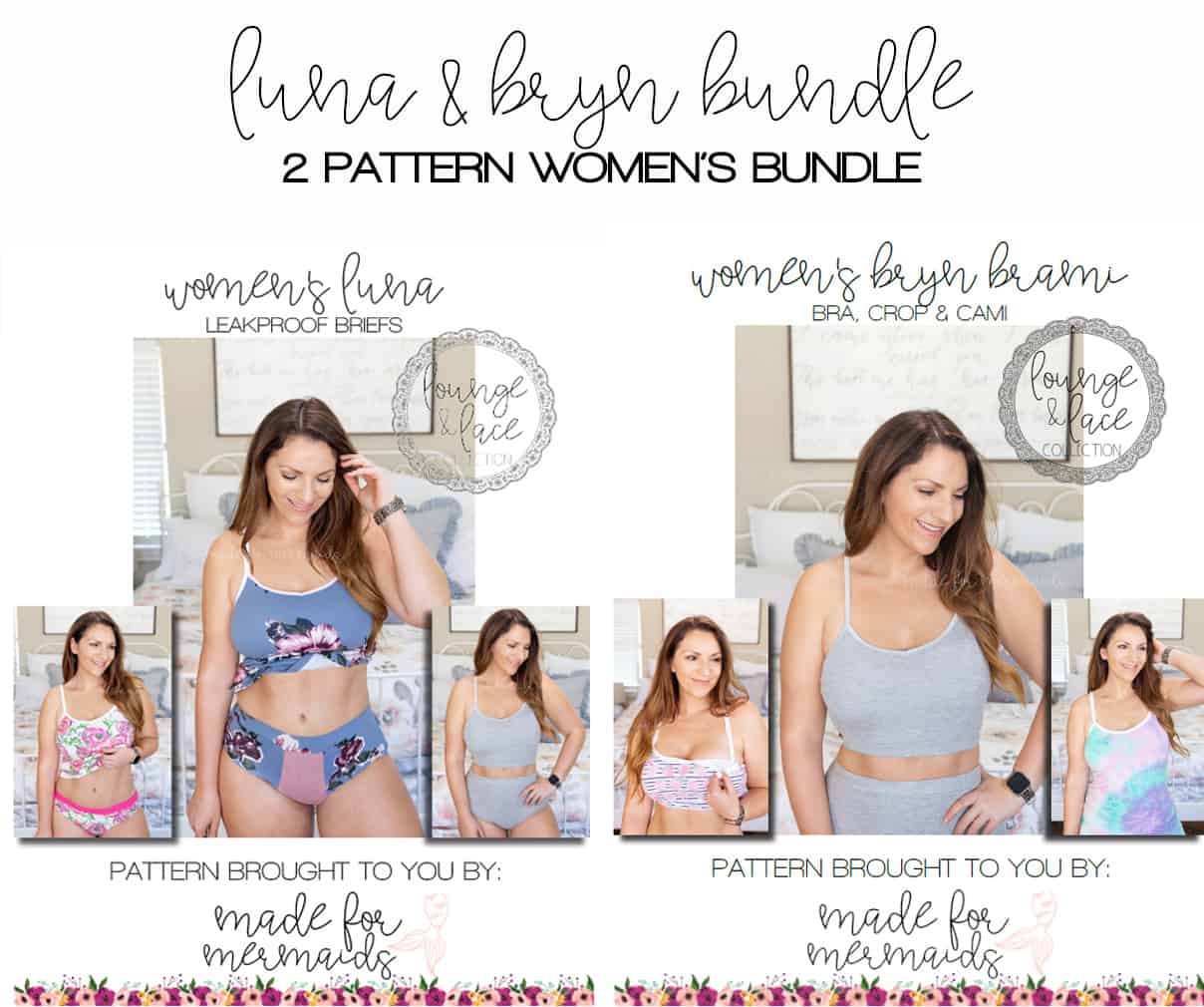 Lounge & Lace Collection- WOMEN'S BUNDLE- Luna & Bryn Patterns
