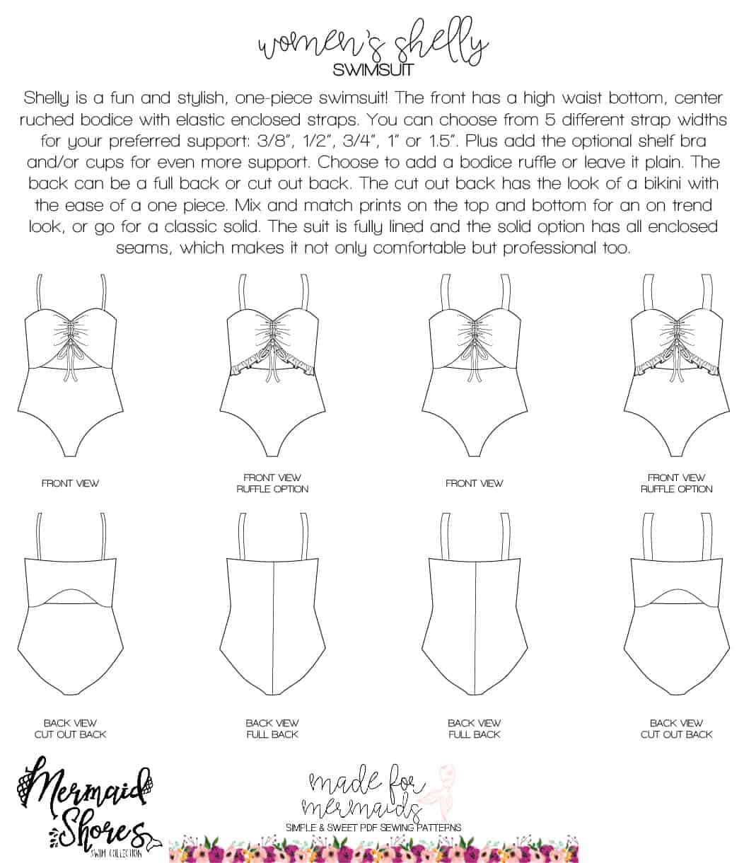 Mermaid Shores Collection: Women's Shelly Swimsuit