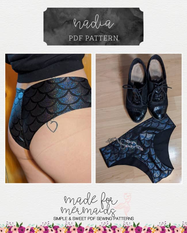 Cheeky Underwear PDF Sewing Pattern Lingerie Pattern, Cheeky