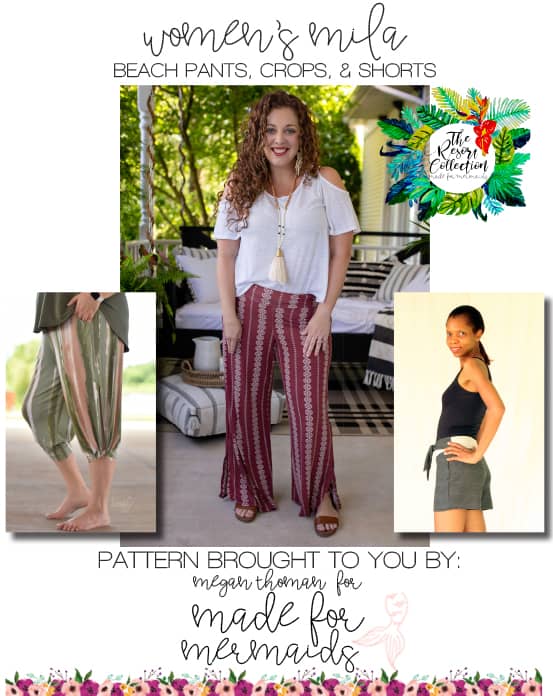 Resort Collection- Women's Mila Beach Pants, Crops & Shorts