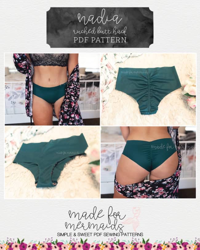 Buy Sewing Pattern for No Show Panties No Elastic Underwear