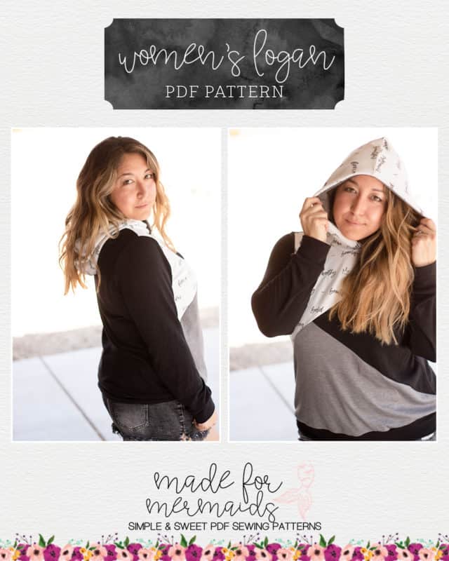 Women’s Logan Colorblock Hooded Crop & Sweatshirt