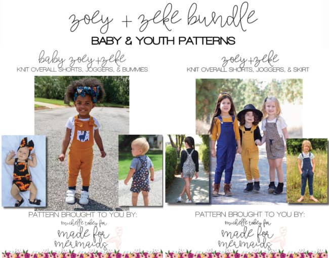 Zoey + Zeke BUNDLE Baby & Youth Patterns
