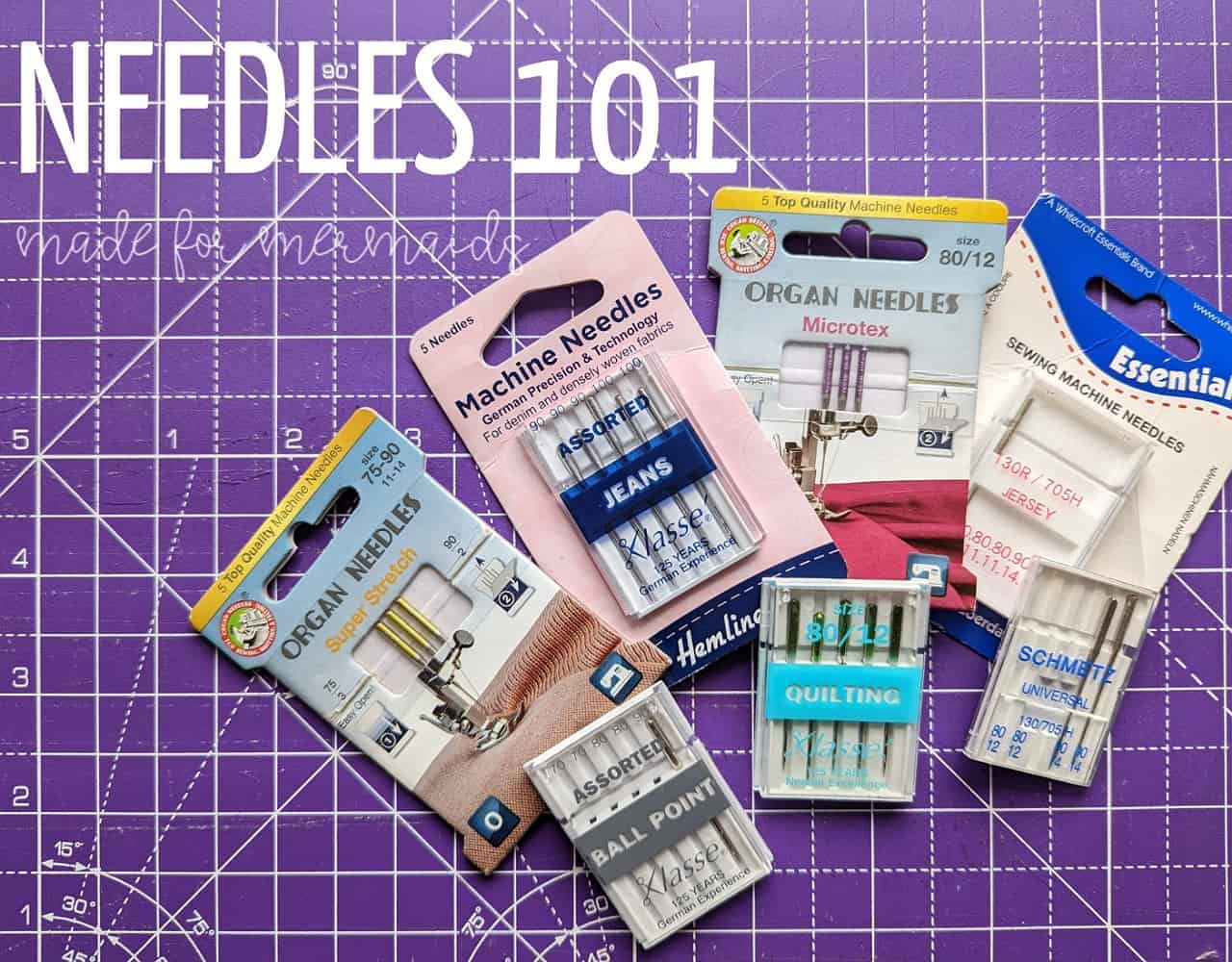 Sewing Machine Needles Universal Variety Package, Sizes 80/12, and 90/14,  Perfect for Most Woven and Knit Fabrics