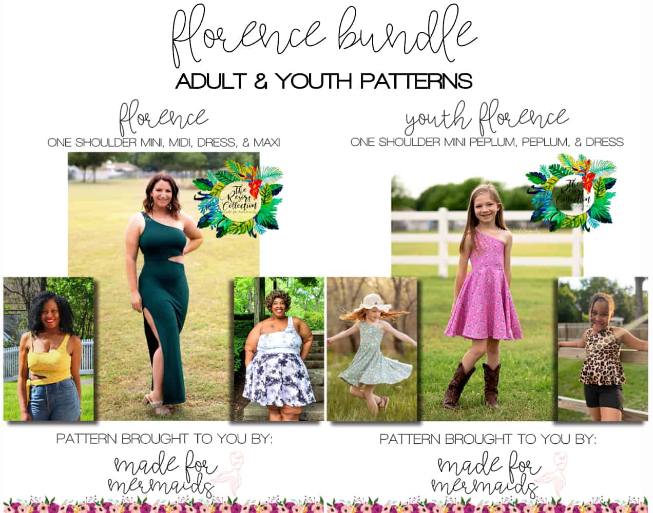 Resort Collection Florence BUNDLE Youth and Adult Patterns Foto
