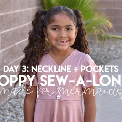 Poppy Sew-a-long: Day 3 – Neckline + Pockets