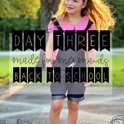 Back to School 2022: Day Three – Charlotte + Zoey and Zeke Overalls