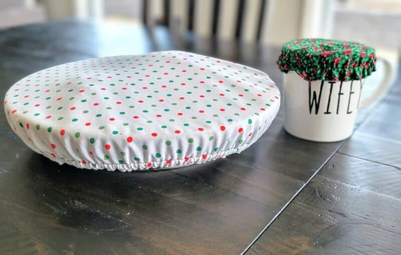 Fabric Bowl Cover Tutorial - Get Green Be Well