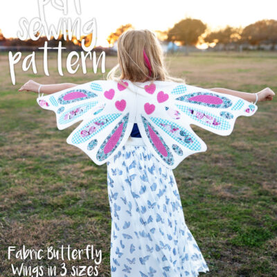 Day 10: Fabric Butterfly Wings
