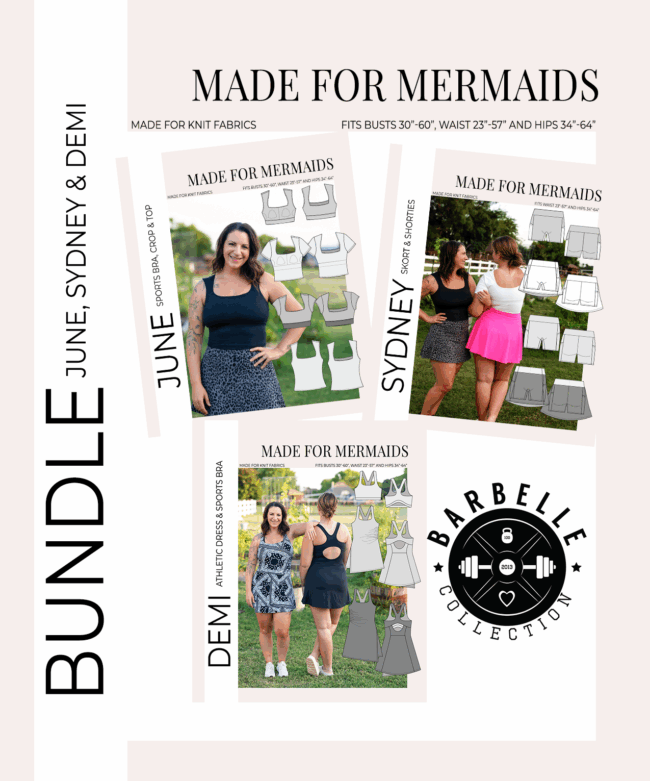 BUNDLE Barbelle Collection: June, Sydney & Demi Patterns