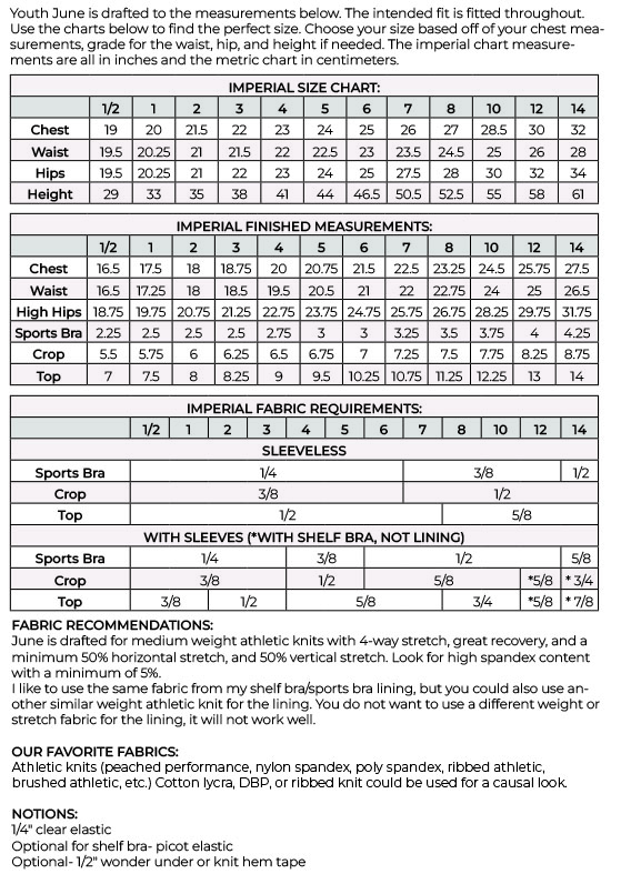 BUNDLE Barbelle Collection: Adult & Youth June Patterns - Image 8