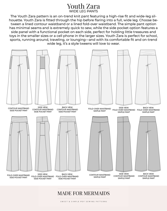 BUNDLE Barbelle Collection: Adult & Youth Zara Wide Leg Pants - Image 7