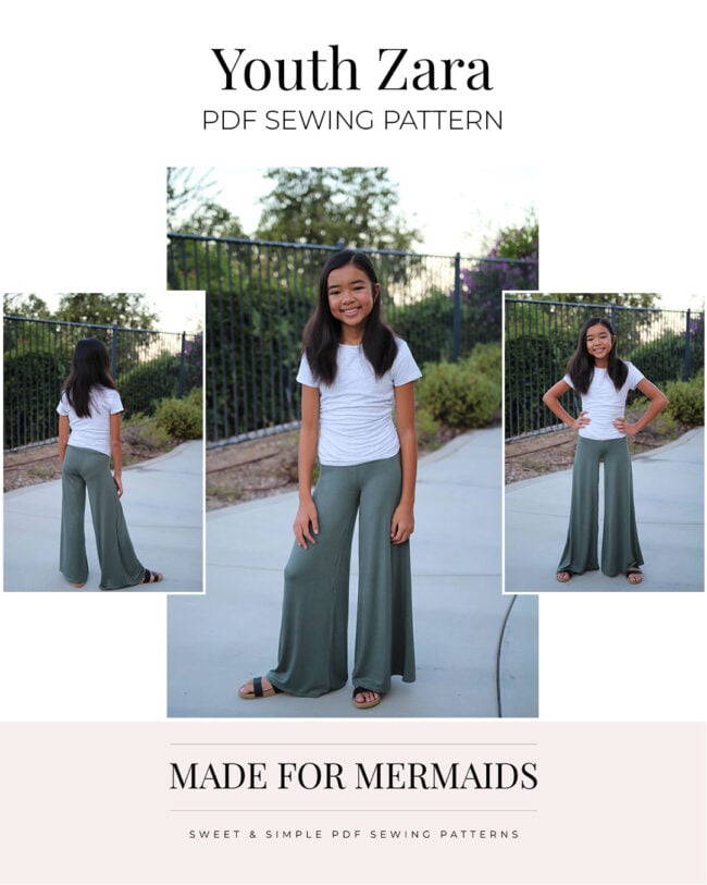 Barbelle Collection: Youth Zara Wide Leg Pants - Image 5